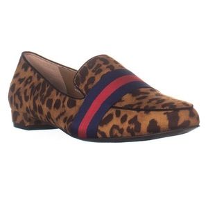 Madden Girl Sabela Flat Loafers, Leopard Fabric - NWOT